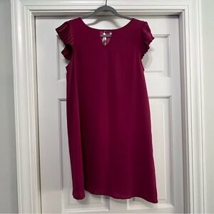Elegant Cocktail Dress in Rich Pink
